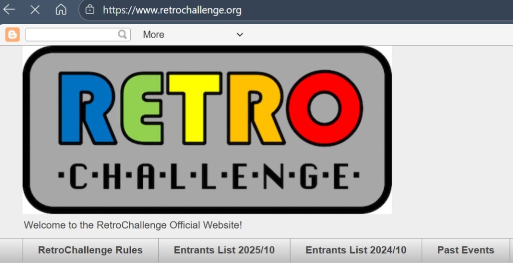 Retro Challenge Website