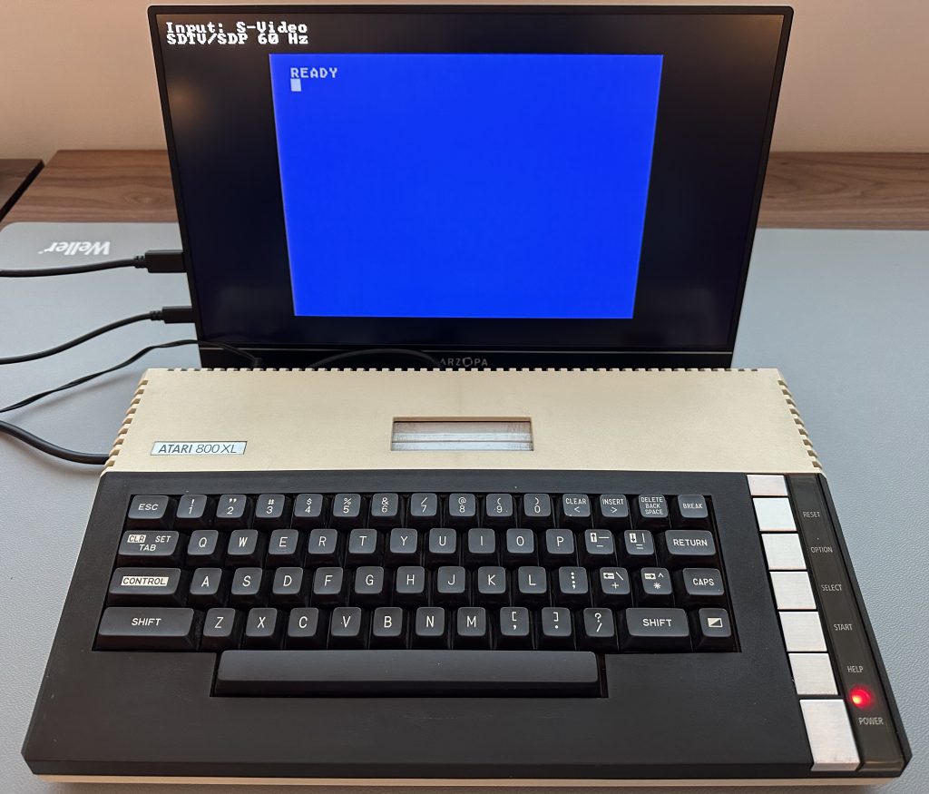 Repaired Atari 800XL with New RAM Chip and S-Video Upgrade